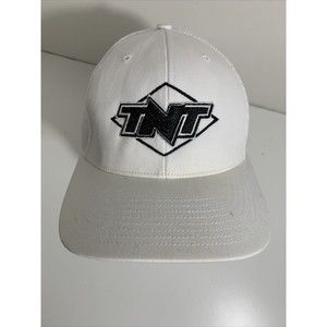TNT turner Network Television White Mesh Trucker Cap Hat One Size Snapback